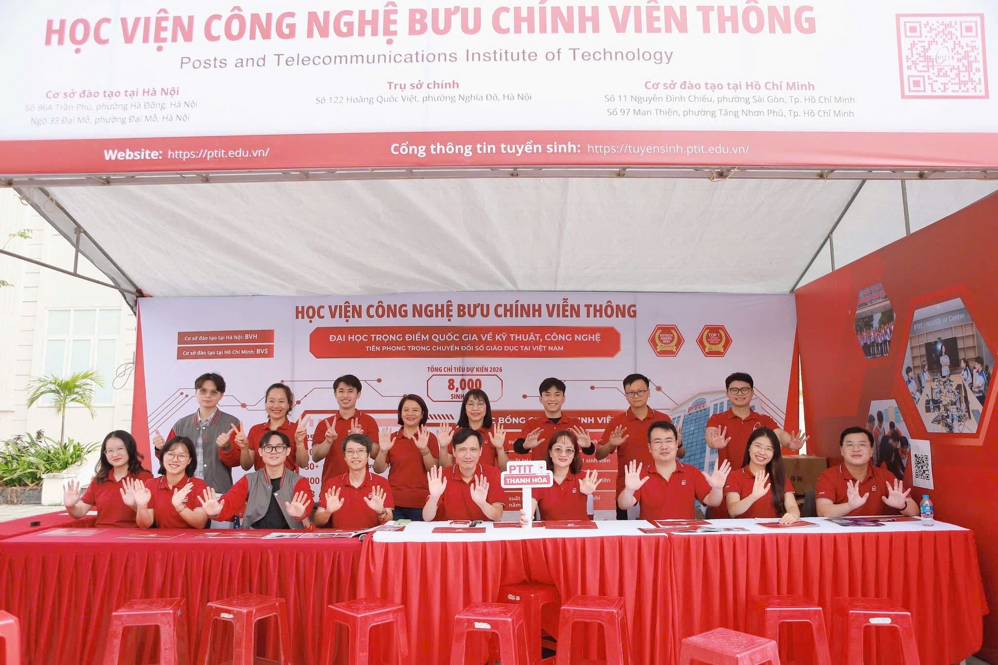 PTIT check in Thanh Hóa: Khoa TCKT1 khởi động tuyển sinh 2026 đầy ấn tượng