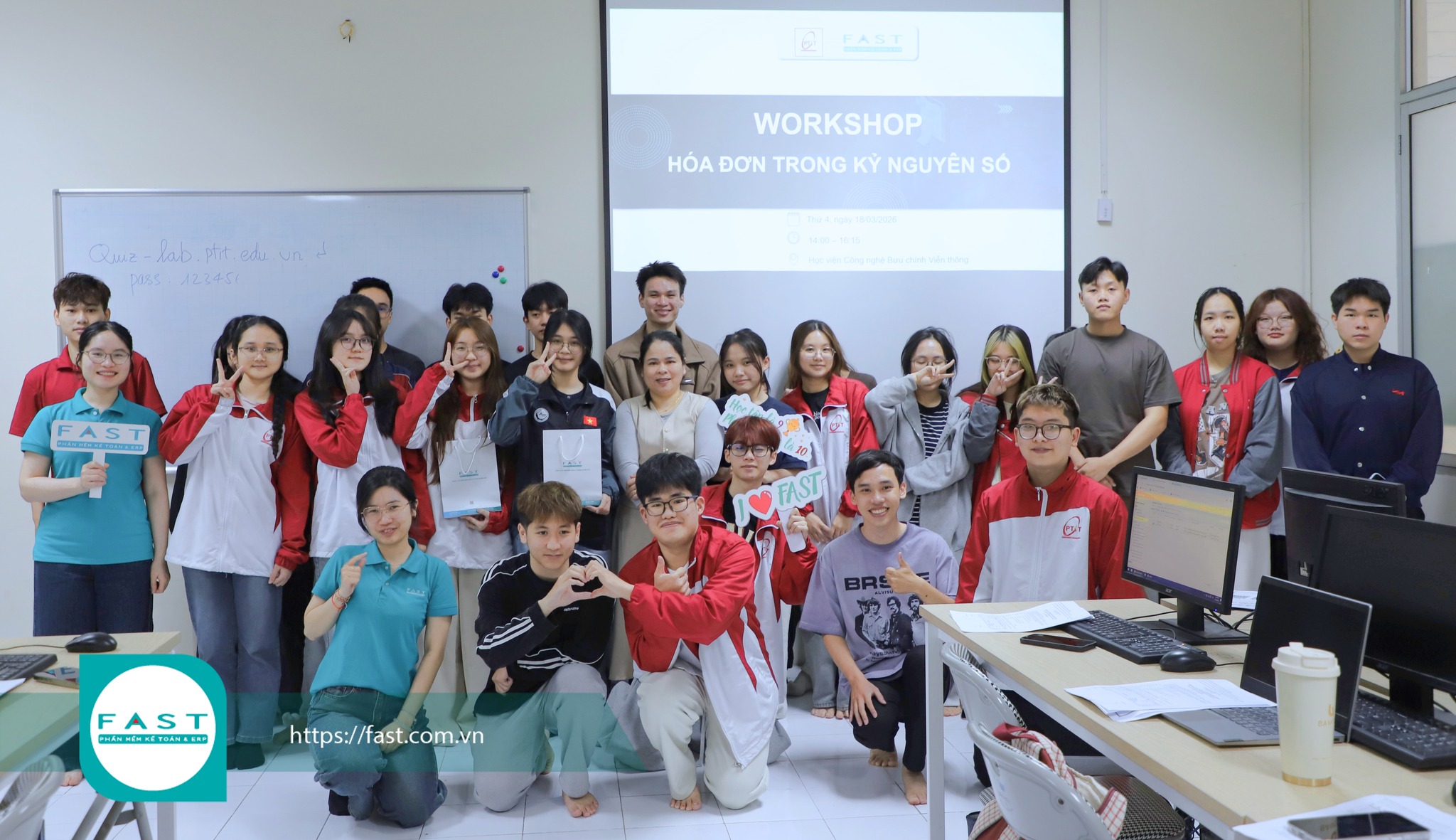 [PTIT X FAST] Đào tạo kế toán thực hành trên phần mềm FAST dành cho sinh viên K20, K21