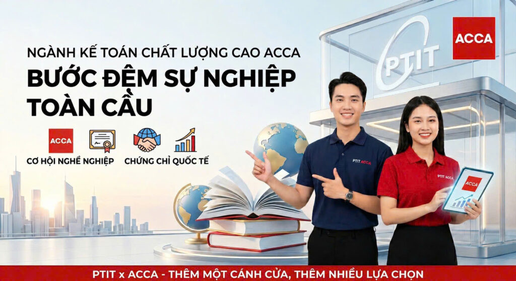 Kế toán chuẩn quốc tế ACCA tại PTIT – Lựa chọn cho học sinh muốn hội nhập
