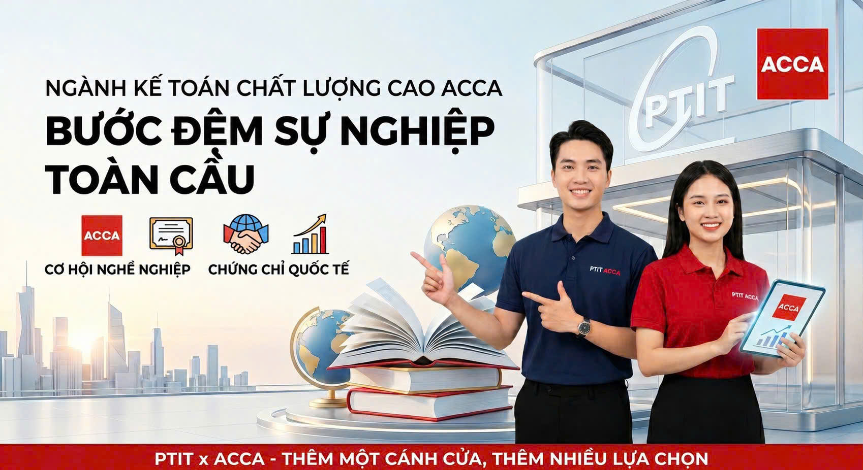 Kế toán chuẩn quốc tế ACCA tại PTIT – Lựa chọn cho học sinh muốn hội nhập